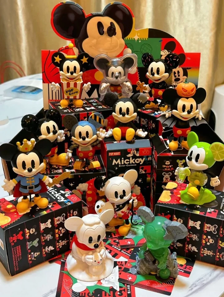 12pcs Authentic POP MART Disney Mickey Mouse Ever Curious Serie Mini Figure Toy - Image 1 of 1