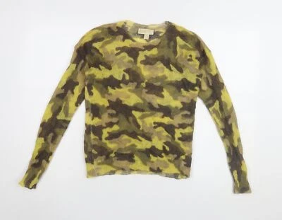 Michael Kors Women's Multicoloured Camouflage Jumper 2XS — 第 1/4 张图片
