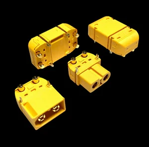 5x Paar Amass XT60PW XT60 Stecker Goldstecker 90º Grad Winkel Lipo Akku PCB 60A - Bild 1 von 17
