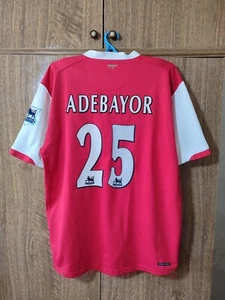 Arsenal FC Nike Football Shirt Home 2006/2007/2008 #25 Adebayor Men Size L - Picture 1 of 23