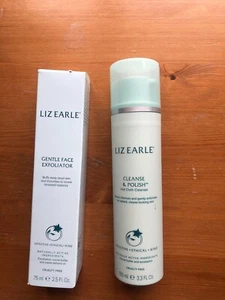 LIZ EARLE CLEANSE & POLISH 100 ML & GENTLE FACE EXFOLIATOR 75 ML - Picture 1 of 10
