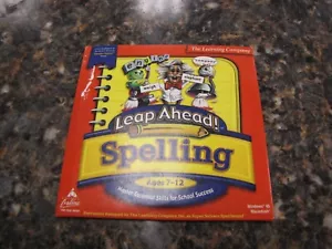 Vintage Leap Ahead Spelling CD-ROM Games Ages 7-12 - LJ40 - Picture 1 of 3