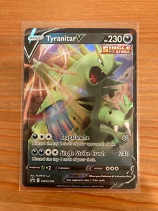 Pokemon TCG SWSH: Sword & Shield Promo Cards Tyranitar V SWSH109 Holo - Picture 1 of 2