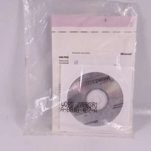 Discovering Microsoft Word 2000 w/Product Key CD-ROM Software Application NEW - Photo 1/2