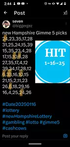 New Hampshire Gimme 5 Lottery Numbers software DVD for Windows 7 & 8 & 10 - Picture 1 of 21