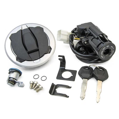 Para Kawasaki Ninja 650 EX650 Z650 2017-24 Conjunto de Bloqueio Igntiton Swtich Tampa de Gás Combustível - Imagem 1 de 4