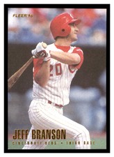 1996 Fleer #335 JEFF BRANSON Cincinnati Reds ~D9PP