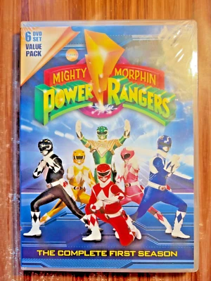Mighty Morphin Power Rangers The Complete First Season DVD 6 Disc Set TV NEW 1 - Image 1 of 4