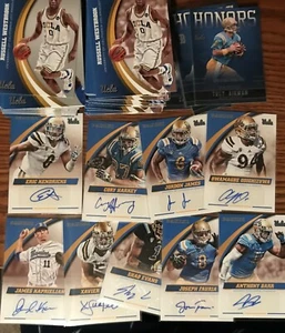 2015 UCLA COLLEGIATE COMPLETE SET LOT (3) HONORS + SILVER + 9 AUTOS! =178 CARDS! - Picture 1 of 7
