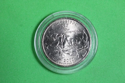 2002-P Mississippi Statehood Washington Quarter  P00469 - Image 1 of 2