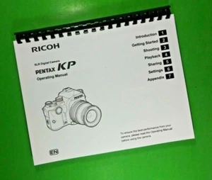 Bedienungsanleitung für Ricoh Pentax K-P KP Kamera 148 Seiten mit Klarsichthüllen! - Bild 1 von 1