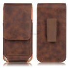 Vertical Leather Case Cover Pouch Holster With Belt Clip For iPhone 11 Samsung