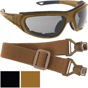 Tactical Goggles Sunglasses Interchangeable Optical System Eyewear Protection - Picture 1 of 11