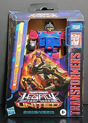 TRANSFORMERS 2024 LEGACY UNITED G1 UNIVERSE QUAKE HEATER TIPTOP DELUXE CLASS MIP - Image 1 of 4