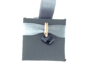 Endless Charm #63351-2 Black Heart Cut Drop - Authorized Retailer - 50% Off - Picture 1 of 2