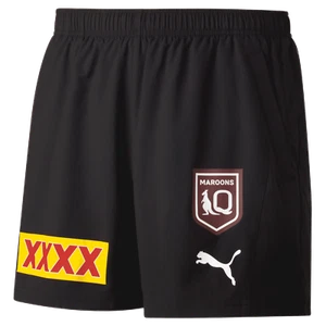 Queensland Maroons QLD Puma SOO Black Training Shorts Sizes S-5XL! T2 - Picture 1 of 3