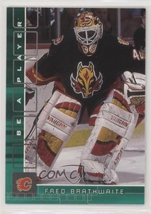 2001-02 ITG Be A Player Memorabilia Emerald /10 Fred Brathwaite #33