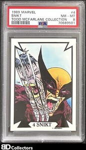 SNIKT PSA 8 #4 1989 Marvel TODD MCFARLANE Collection