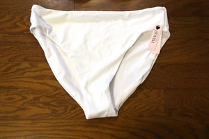 XL ❤️ VICTORIA'S SECRET ❤️ SWIM SUIT ❤️ BOTTOMS HI HIGH CUT BRIEF WHITE NWT - Picture 1 of 4