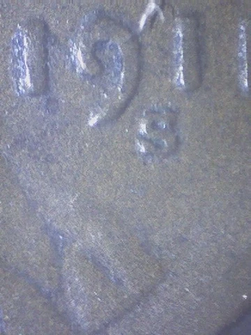 1911-S LINCOLN CENT RPM 2   RARE VARIETY FINE+    KKO Cover