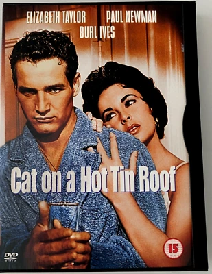 Cat On A Hot Tin Roof (DVD-2001, 1-Disc) Region 2. Elizabeth Taylor, Paul Newman - Image 1 of 4