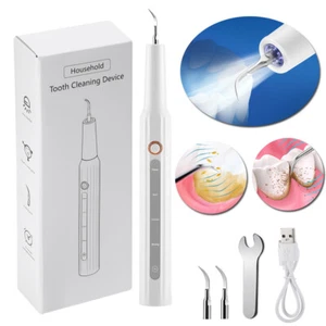 Electric Dental Teeth Cleaner Ultrasonic Tooth Cleaning Tartar Plaque Remover - Picture 1 of 22