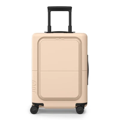 NEW July Carry On Pro Sand Hardside Suitcase MSRP $325 Luggage New in Box - Изображение 1 из 4