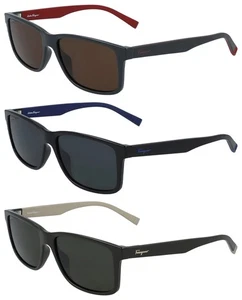 Gafas de sol Ferragamo rectangulares suaves para hombre SF938S - Italia - Imagen 1 de 9