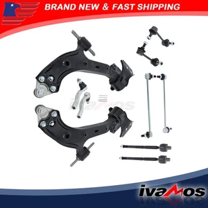 For Honda CR-V 12-14 L4 Front Lower Control Arms Tie Rod Sway Bar Link K750151 - Picture 1 of 14