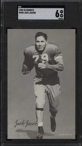 1948 W468 Exhibits Football JACK JACOBS (SP) Green Bay Packers SGC EX-MT 6 - Picture 1 of 2