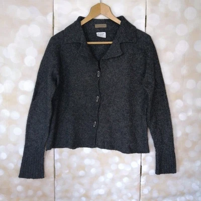 Cárdigan jersey Columbia para mujer mezcla de lana Boucle manga larga talla XL gris oscuro  Foto 1 de 4