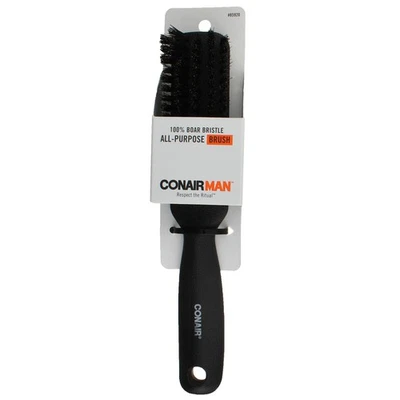 4 Pack Conair Man All-Purpose Boar Bristle Brush - Image 1 of 2