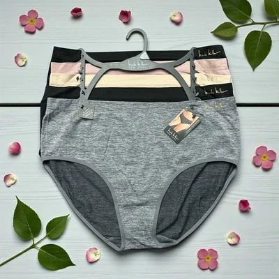 NICOLE MILLER~5 Pack FIT PANTIES~NO SHOW MID-RISE MULTICOLOR~ALL SIZES~GREAT FIT - Image 1 of 4
