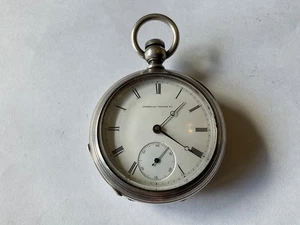 PS Bartlett Walthmodel 57 11j 18s KW Ca 1867 Post Civil War Taschenuhr SLV CS - Bild 1 von 11