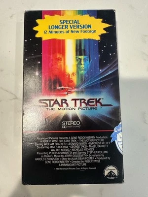 Star Trek The Motion Picture Special Longer Version VHS 1988 - Image 1 of 4