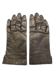 Guantes de cuero negros para mujer Fownes talla mediana forro 100 % acrílico Filipinas - Imagen 1 de 6