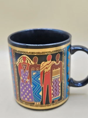 Vintage 1988 Laurel Burch Mug Tribal Spirit Coffee Mug  Japan preowned Foto 1 de 4