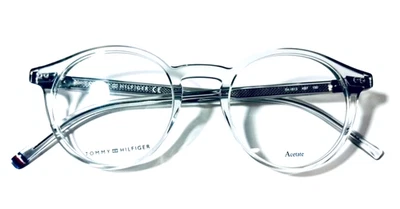 TOMMY HILFIGER TH1813 KB7 TRANSPARENT GREY AUTHENTIC EYEGLASSES FRAMES 49-21-150 - Image 1 of 4