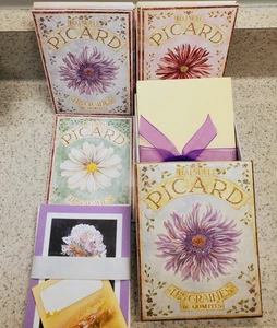 Juego de tarjetas y sobres de notas vintage de Maison Picard en caja + 16 juegos de flores diversas - Imagen 1 de 8