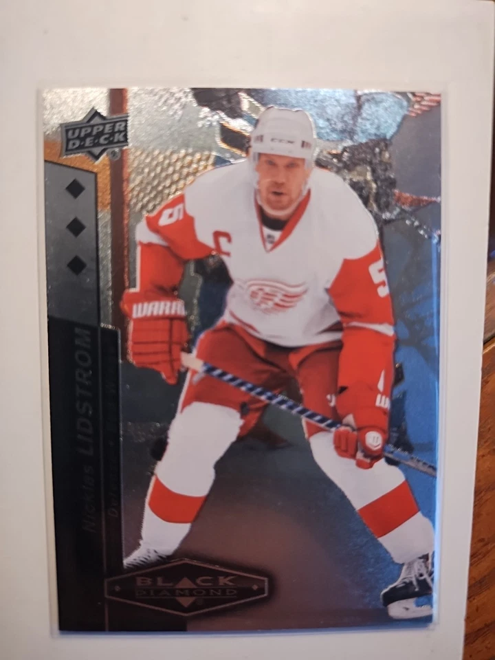 2010-11 Upper Deck Black Diamond #132 Nicklas Lidstrom 3 stars - Image 1 of 2