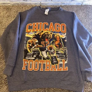 Vintage Chicago Bears 80’s Fruit Of The Loom Graphic Sweatshirt Size XXL - Picture 1 of 11