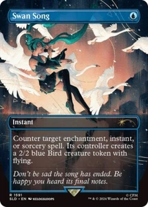 Swan Song Hatsune Miku Secret Lair NM MTG - Picture 1 of 1