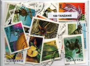Lot 100 timbres de Tanzanie - Picture 1 of 1