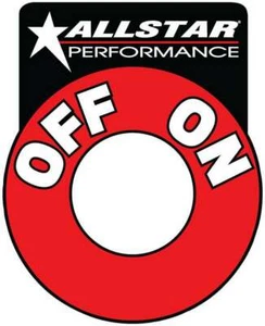 ALLSTAR PERFORMANCE ALL99045 Repl On/Off Batt Disc Decal - Imagen 1 de 1