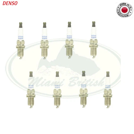 LAND ROVER SPARK PLUG SET x8 DISCOVERY II 2 RANGE P38 NLP100320 DENSO - Image 1 of 1