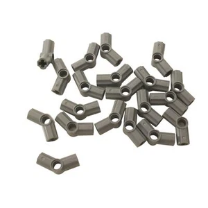 20 NEW LEGO Technic, Axle,Pin Connector Angled #4 - 135 degrees Dark Bluish Gray - Picture 1 of 1