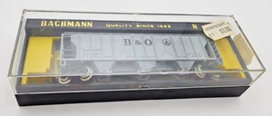 Vintage Bachmann N Scale N0.5482 B & O  47' Covered 70-Ton Hopper. Black case - Picture 1 of 8