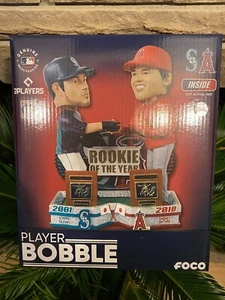 Ichiro Suzuki & Shohei Ohtani Seattle & LA Rookie Year Dual Bobblehead NEW FOCO - Picture 1 of 1