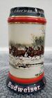 1990 Budweiser Holiday Beer Stein Mug An American Tradition Clydesdales Horses for sale