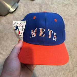 Vintage 90s Ed West Signatures NY Mets hat DS New 6 3/4 - Picture 1 of 5